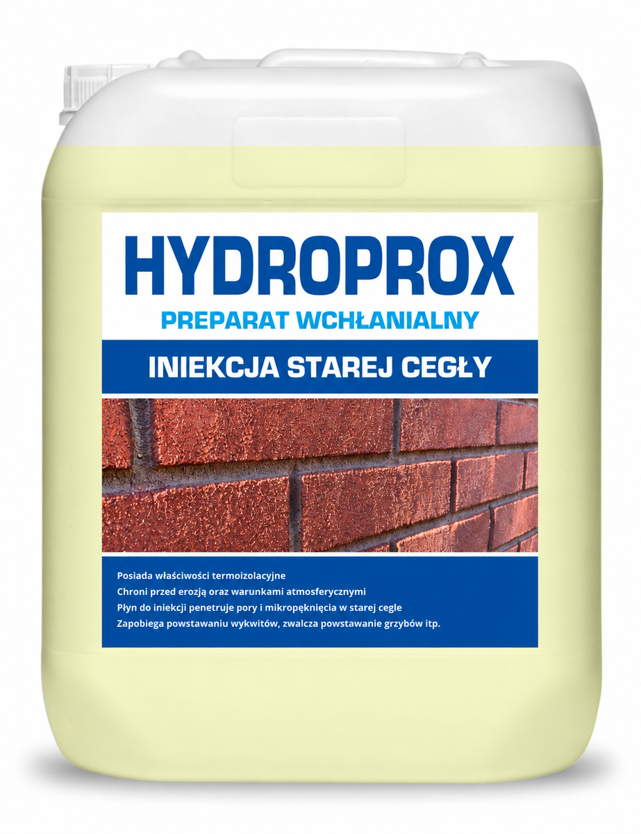 HYDROPROX preparat wchłanialny iniekcja stara cegła
