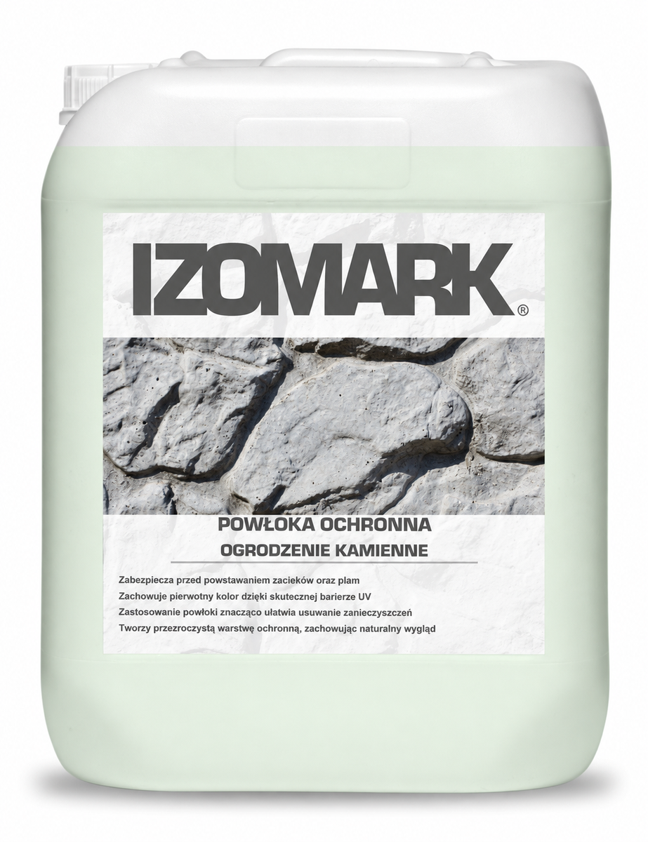 IZOMARK powłoka ochronna ogrodzenie kamienne