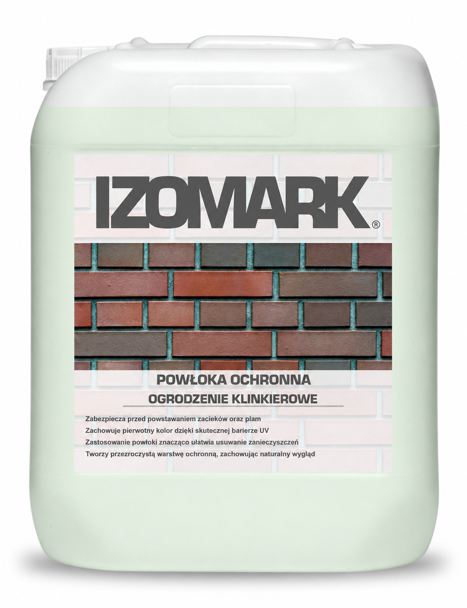 IZOMARK powłoka ochronna ogrodzenie klinkierowe